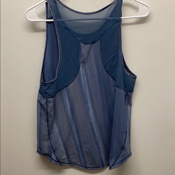 Lululemon Blue Patterned Tank - Picture 2 of 5